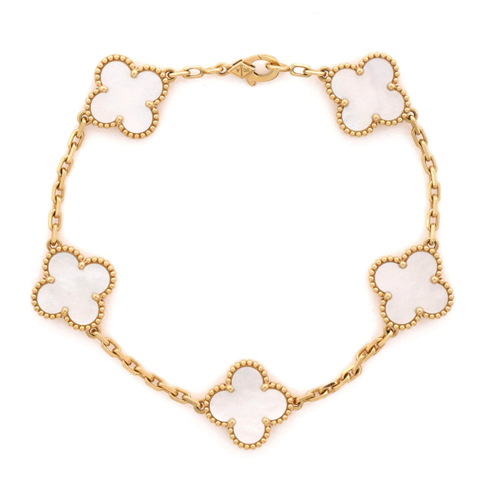Van Cleef & Arpels Vintage Alhambra 5 Motifs Bracelet